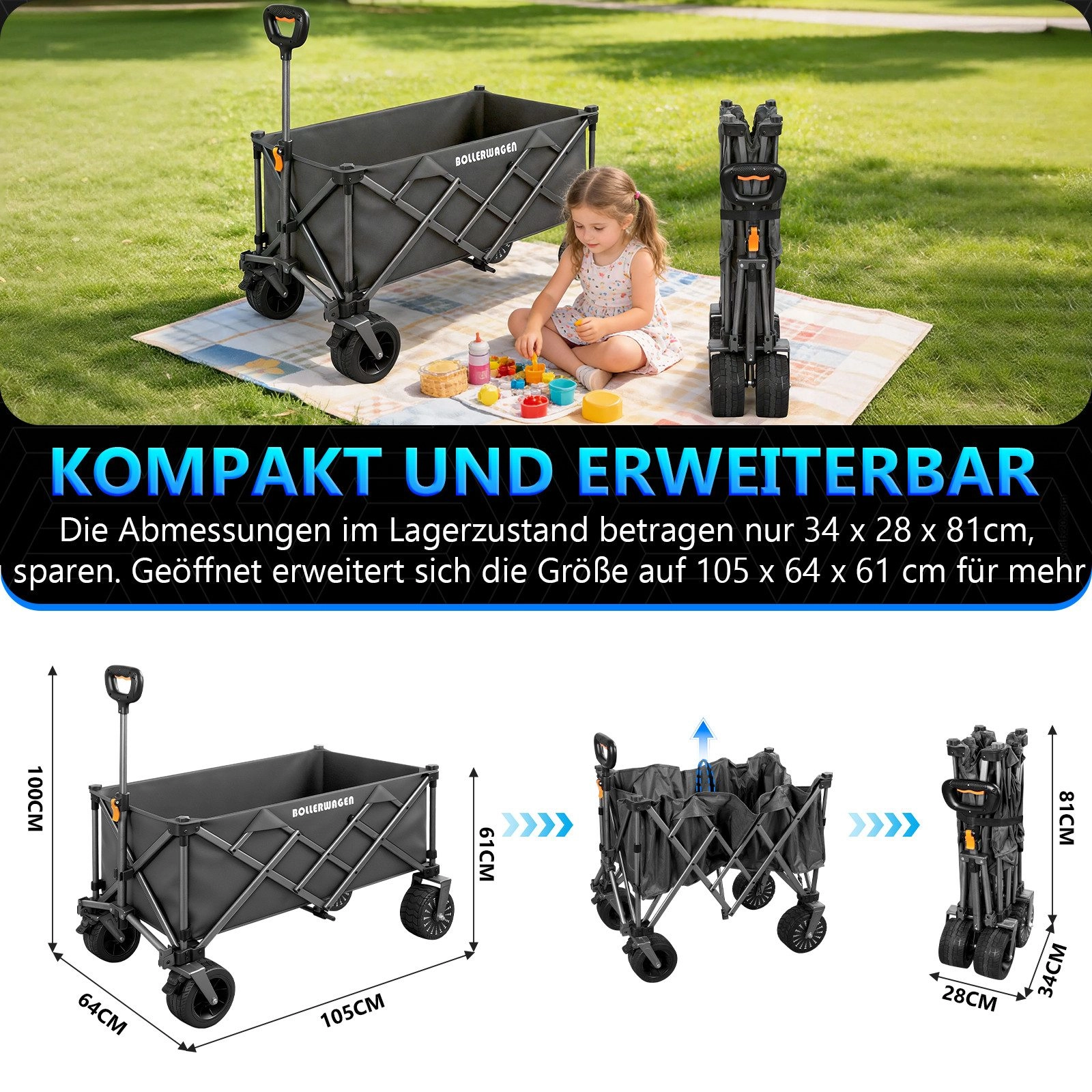 BOLLERWAGEN elektromos kézikocsi kép 4