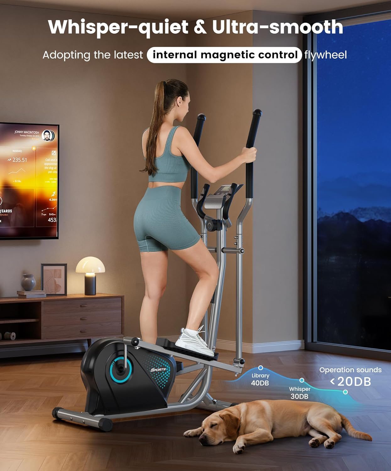 Elliptikus tréner/Gyaloglópad kép 3