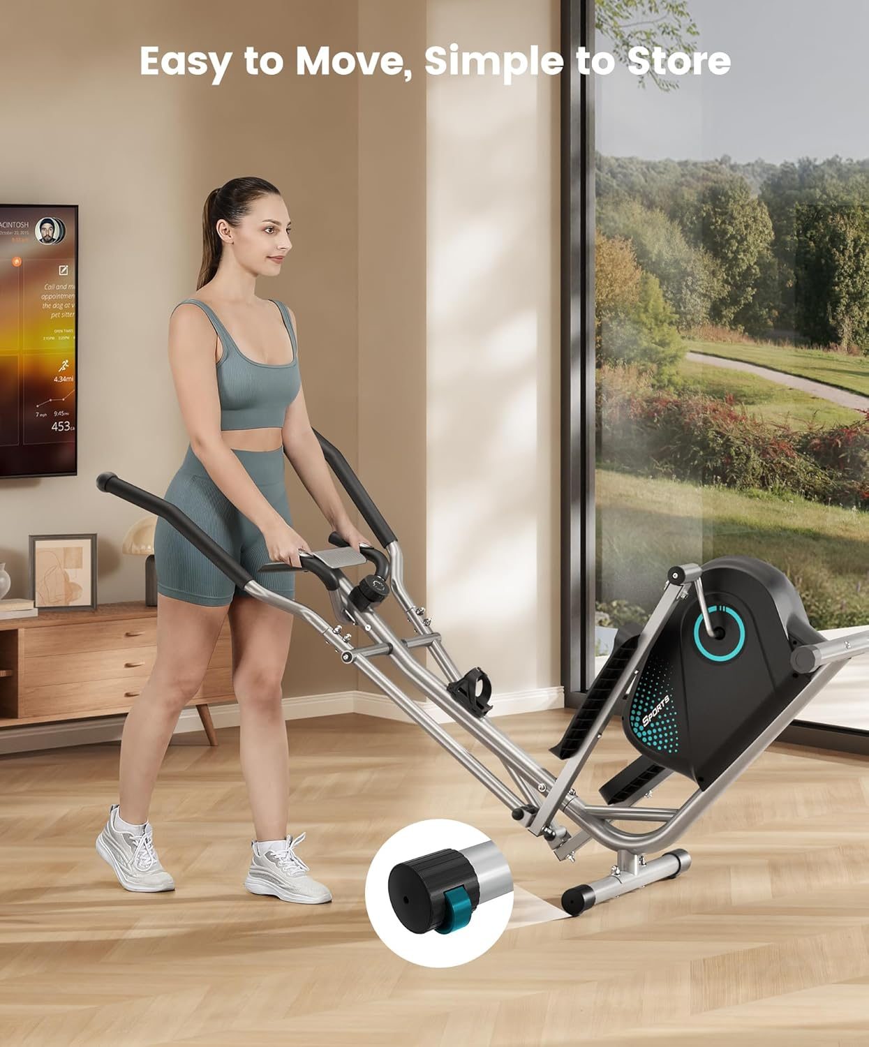 Elliptikus tréner/Gyaloglópad kép 7