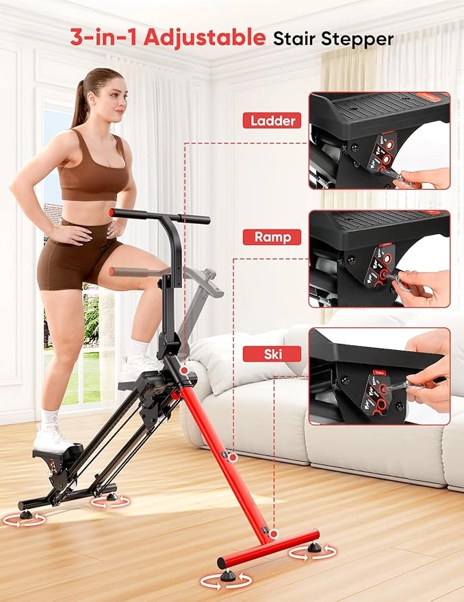 Yoleo 3-in-1 multifunkciós lépcsőző és fitneszgép