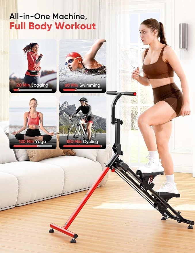 Yoleo 3-in-1 multifunkciós lépcsőző és fitneszgép kép 6